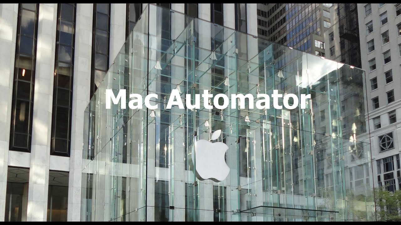 automator mac tutorial